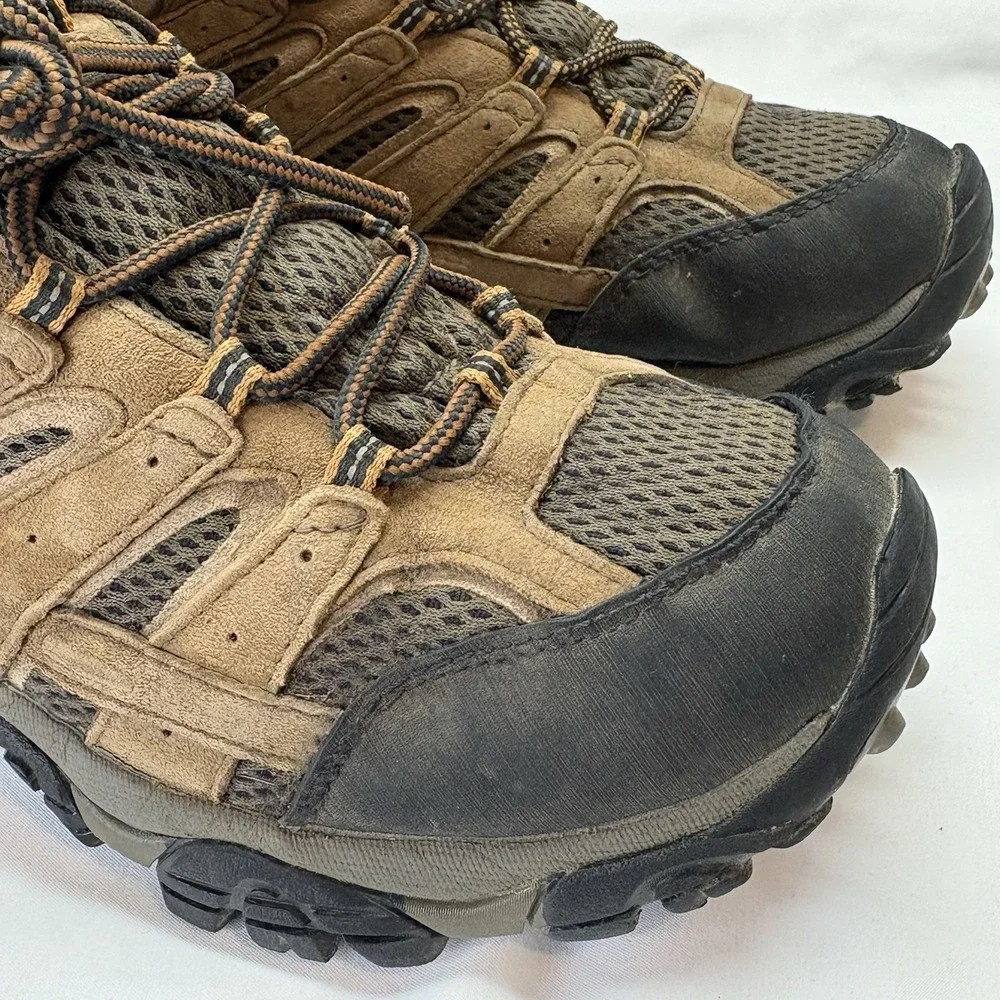 Merrell Moab 3 Mid Waterproof Hiking Boots Men's Size US 10.5 Earth Brown J06051